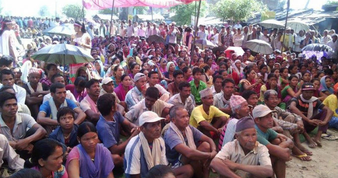 Tharu protest in kailali 03