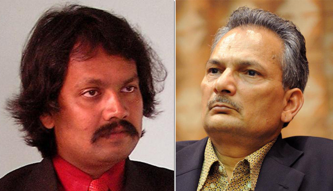 Baburam Bhattarai and Ck raut