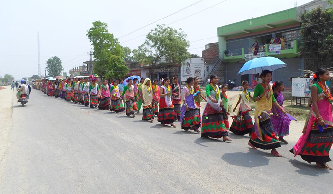 Tharu Woman Festive- Chirai Bhajahar 04