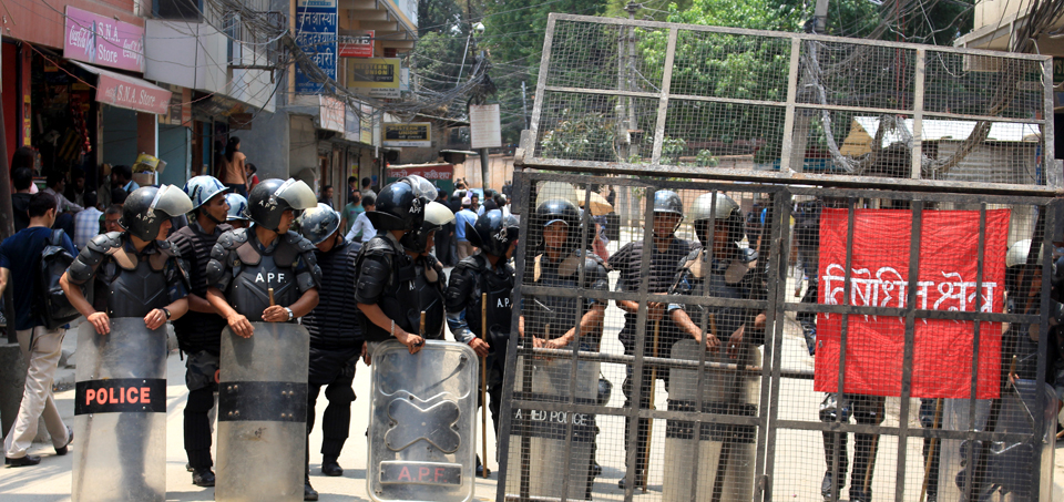 Protest at SinghDurbar 04