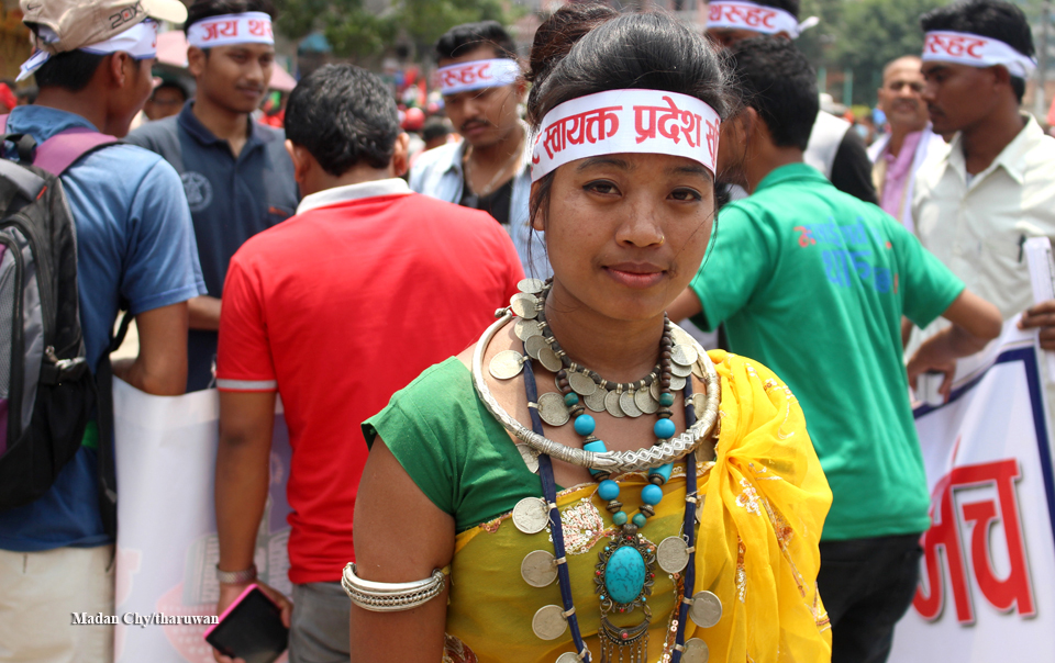 Protest at SinghDurbar_tharuhat 07