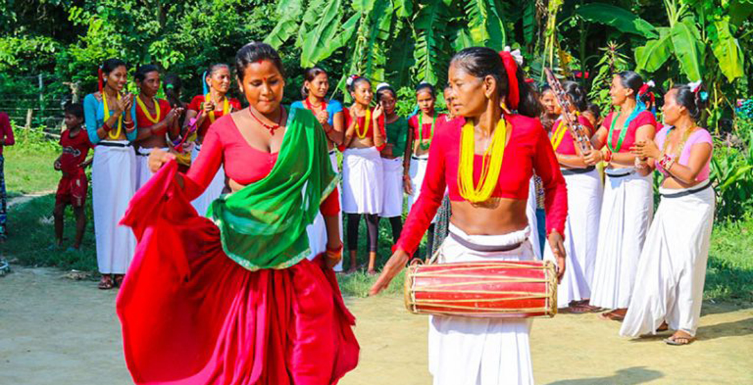 बाँकेको ‘नयाँ गाउँ’मा थारू समुदायका पुराना सँस्कृति