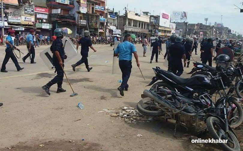 पूर्वराजा वीरेन्द्रको शालिक स्पाथना गर्दा नेपालगञ्जमा तनाव