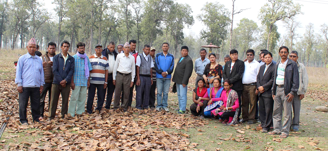 राष्ट्रिय थारु संग्रहालयको गेट शिलान्यास