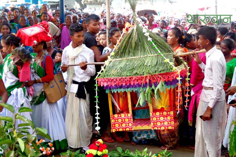 सुनसरीको रामधुनीमा जितियाको उल्लास [फोटो फिचर]