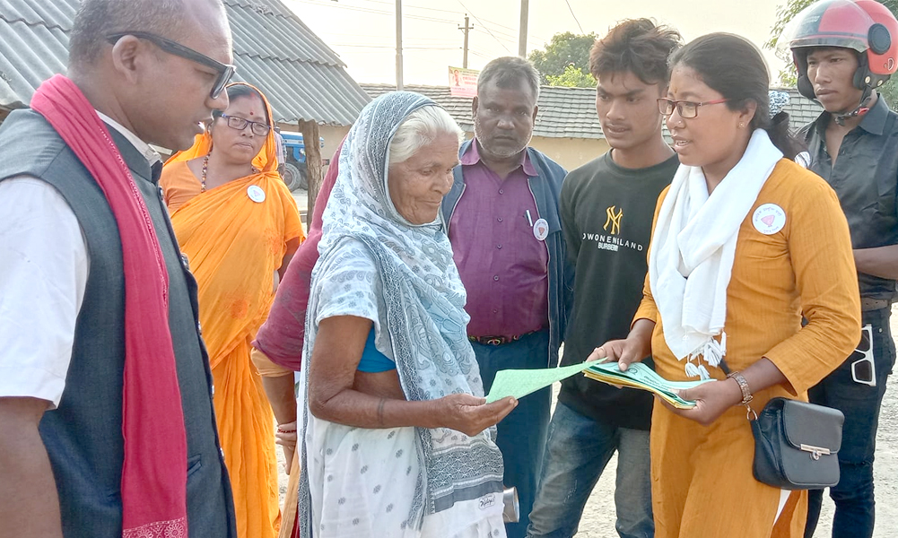 बारा क्षेत्र १ (१) मा प्रमुख दलका उम्मेदवारलाई राधा चौधरीको चुनौती